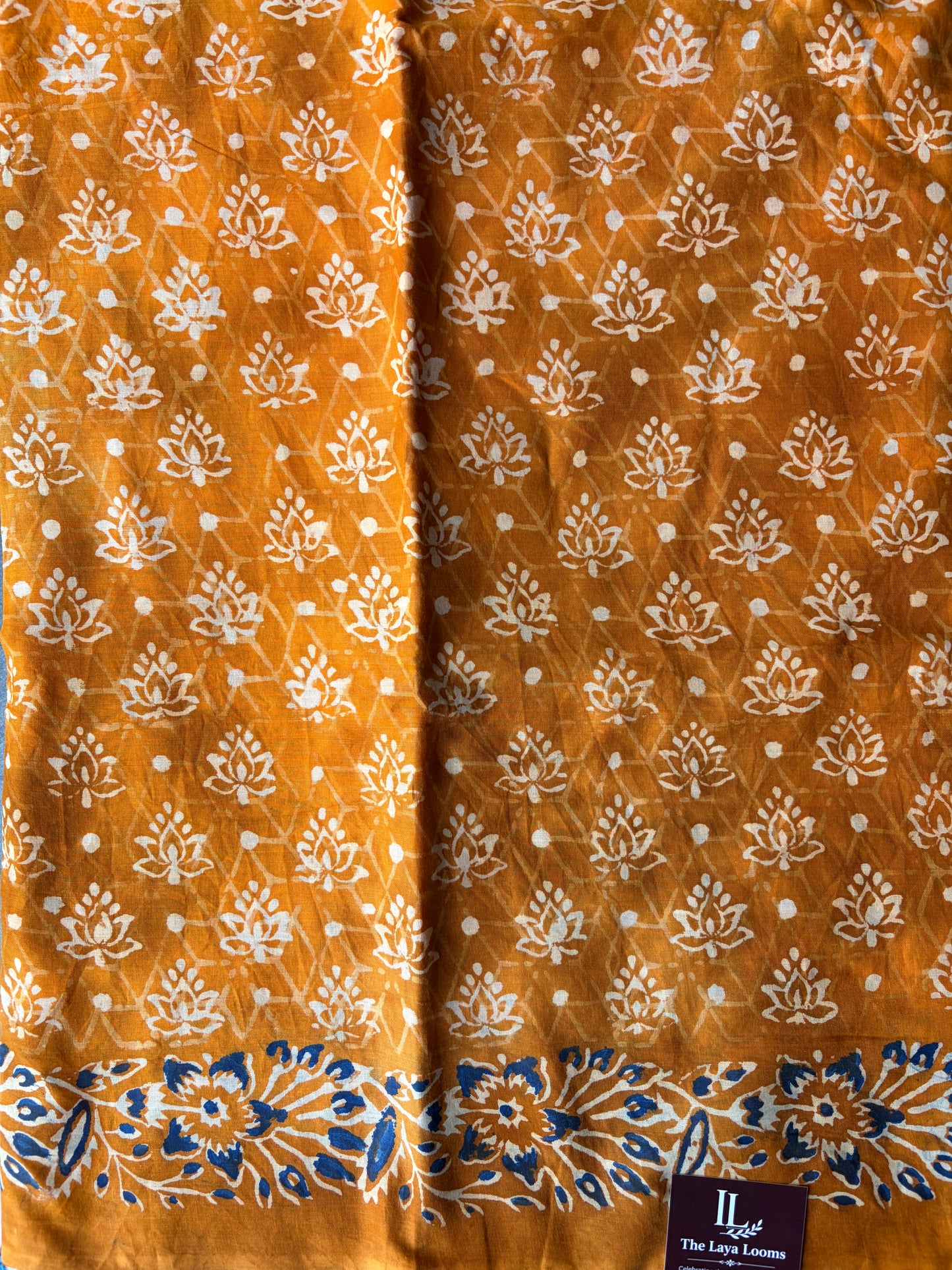 Soft Sungudi Cotton Saree Yellow | TLL602