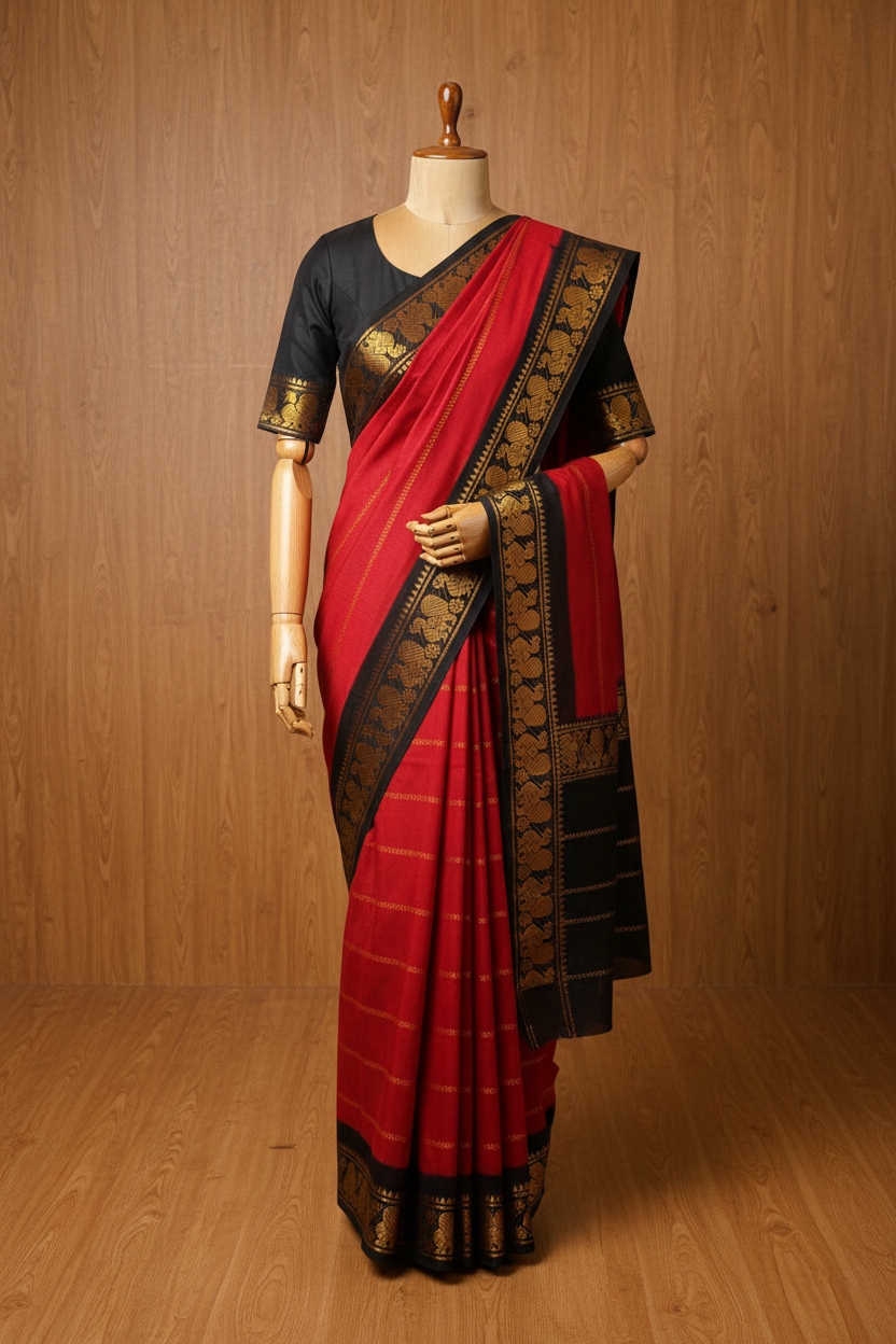 Celebrity Inspired Sungudi | kumkuma colour velthari | TLL151