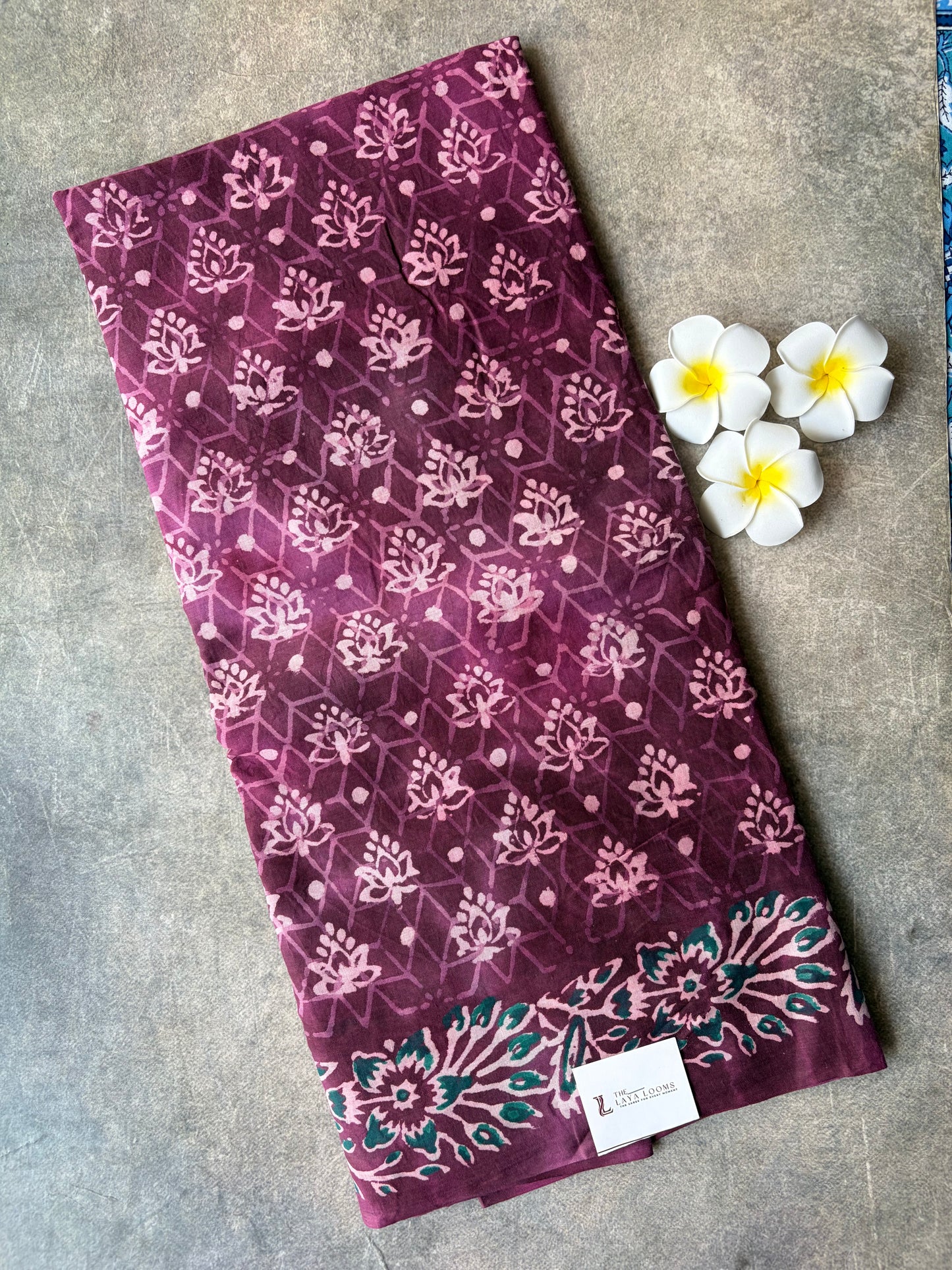Soft Sungudi Cotton Saree Maroon | TLL603