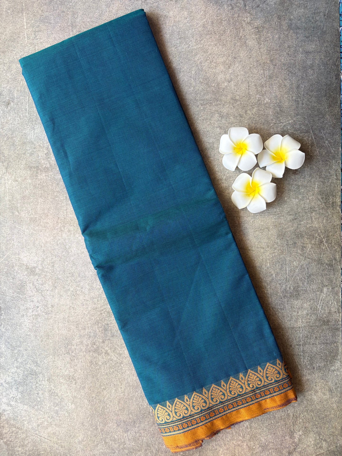 Chettinadu Cotton Saree Blue Colour | TLL187