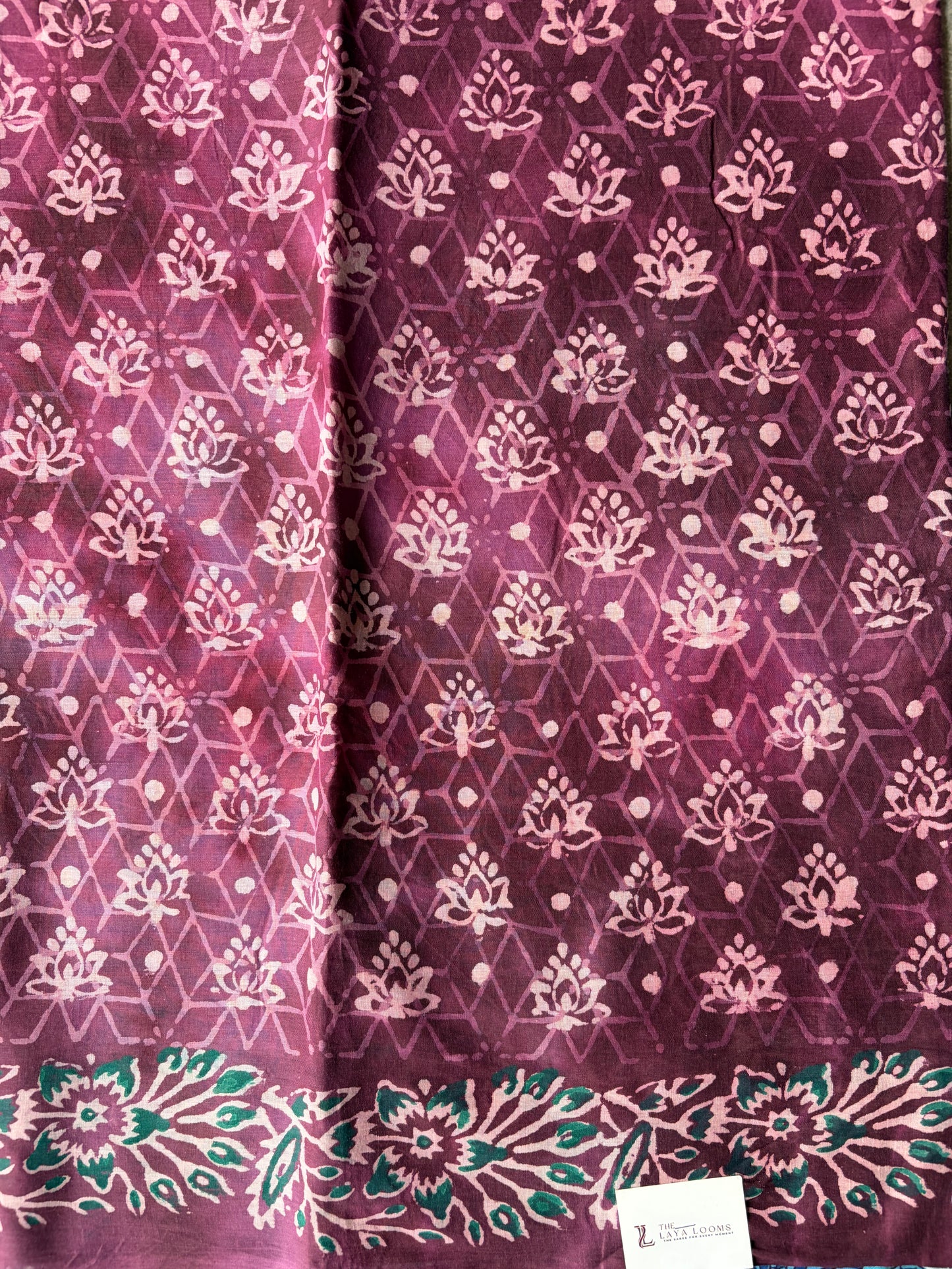 Soft Sungudi Cotton Saree Maroon | TLL603