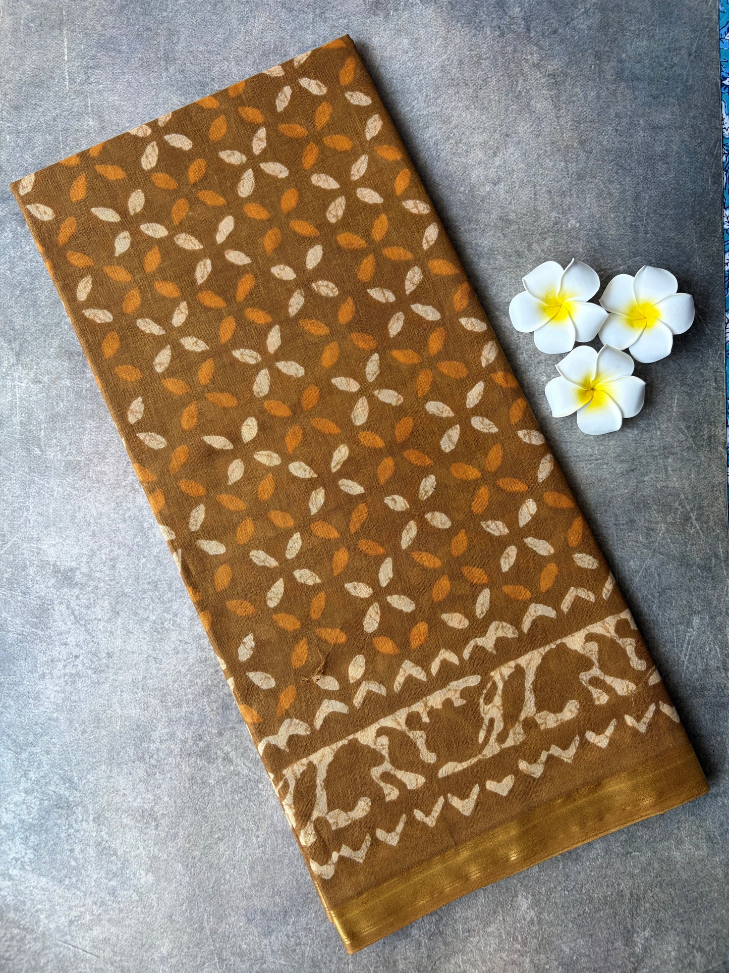 Daily Wear Soft Cotton Saree Mustard Yellow Under Budget | TLL225