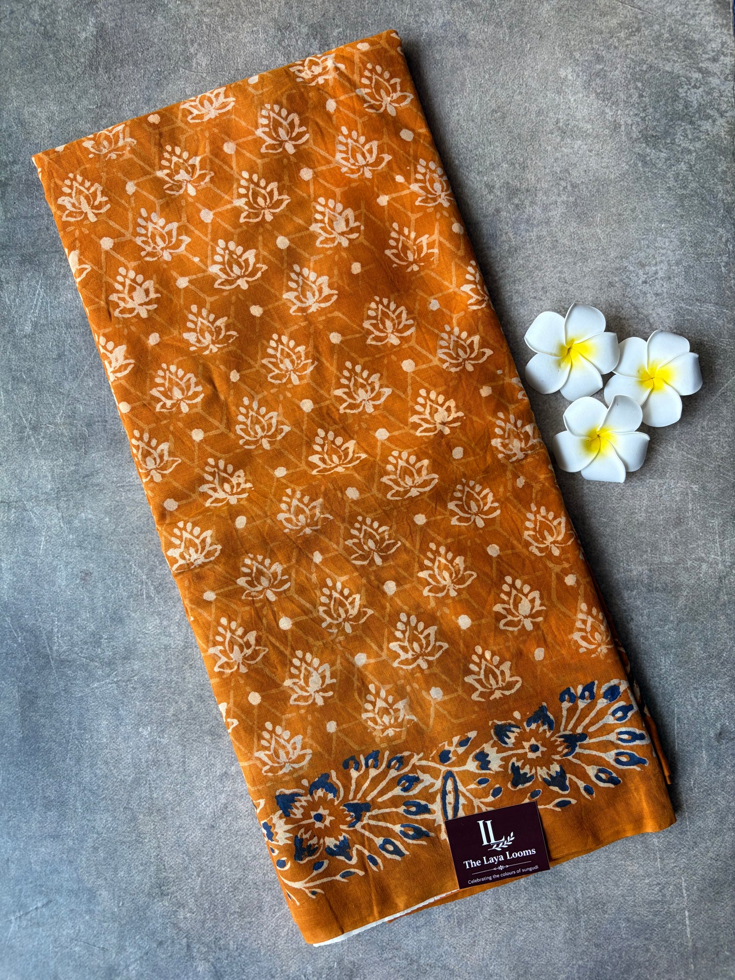 Soft Sungudi Cotton Saree Yellow | TLL602