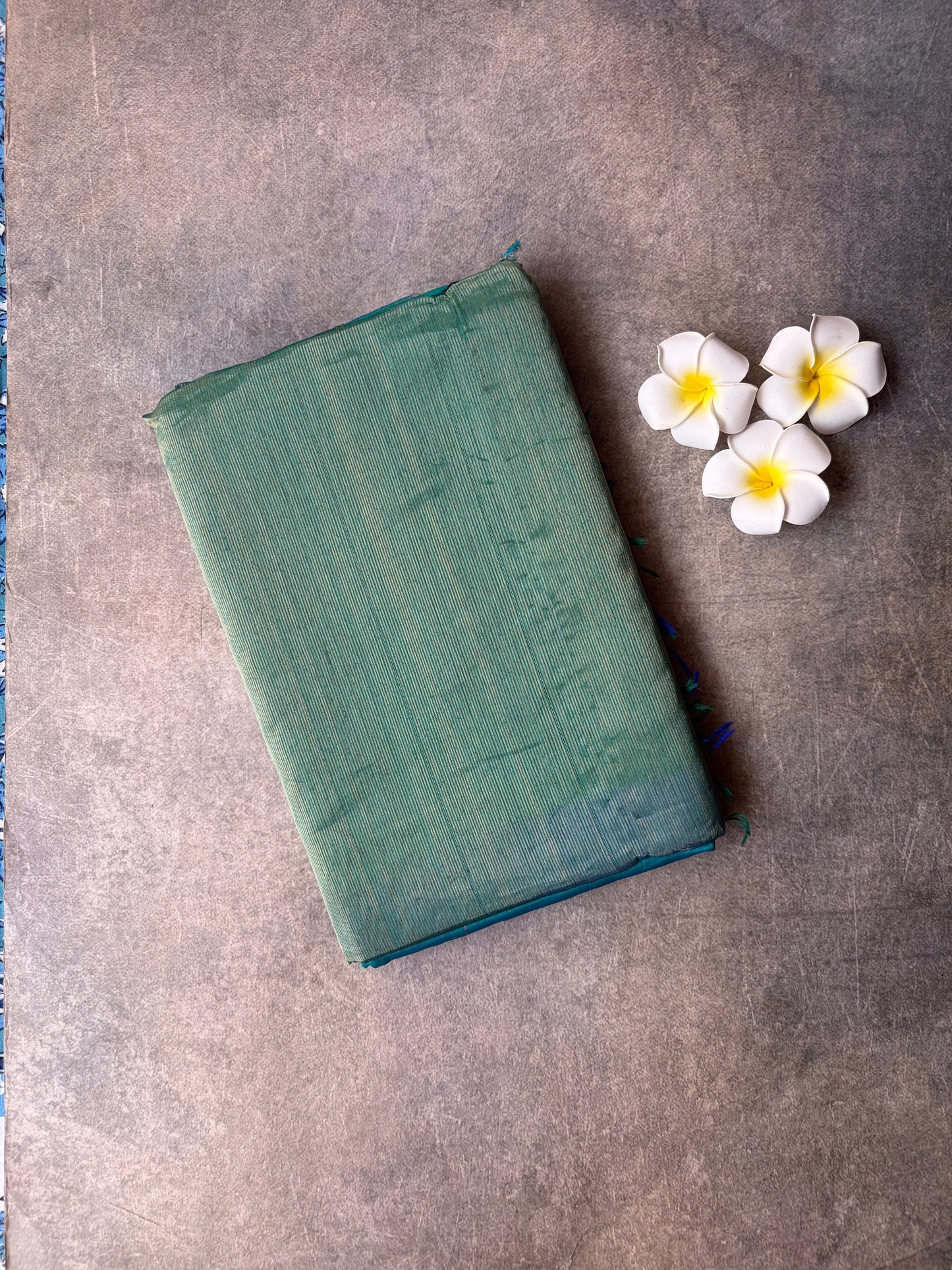 Pure silk Saree Teal Green | TLL346