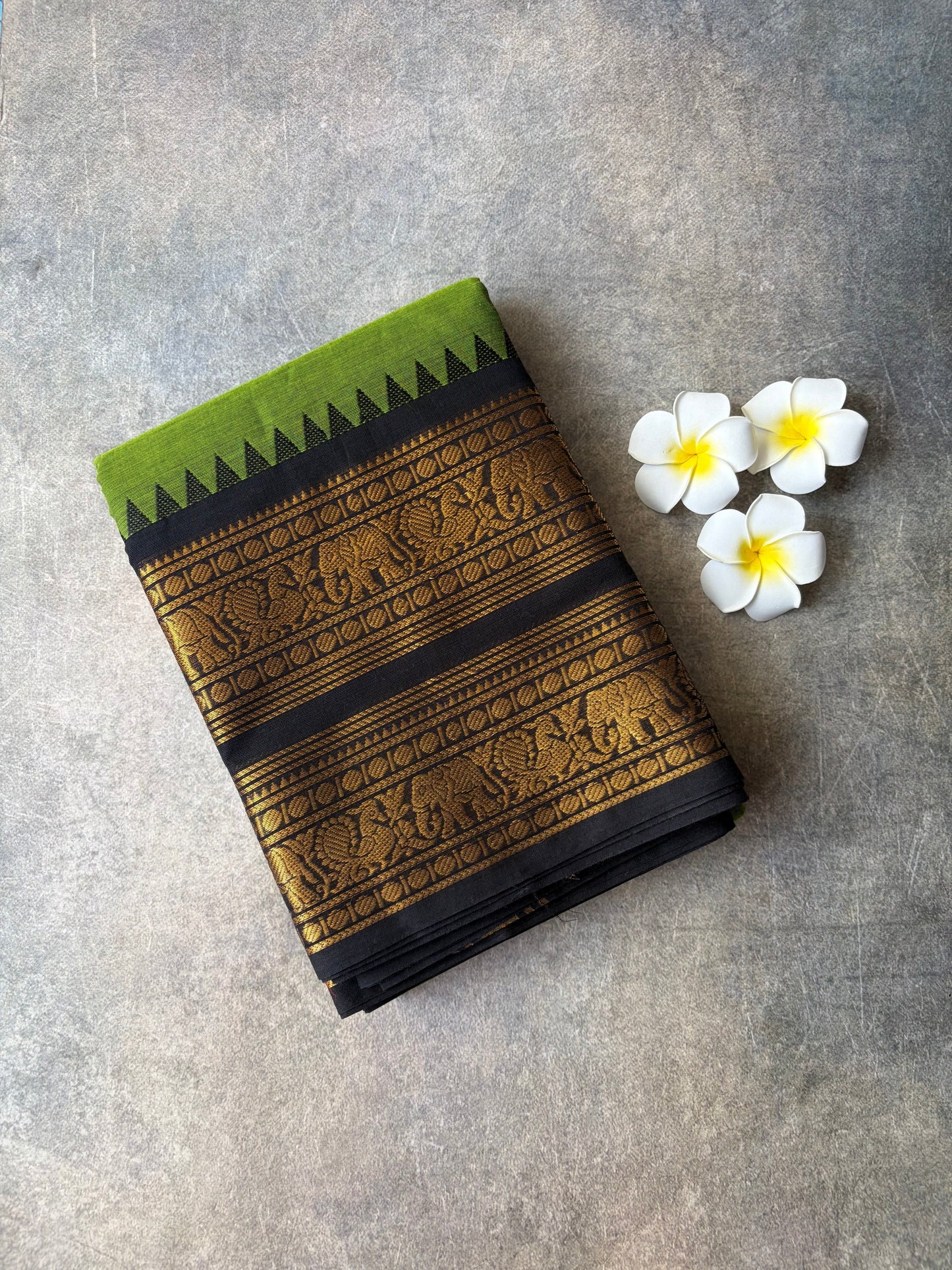 Green Kanchi cotton