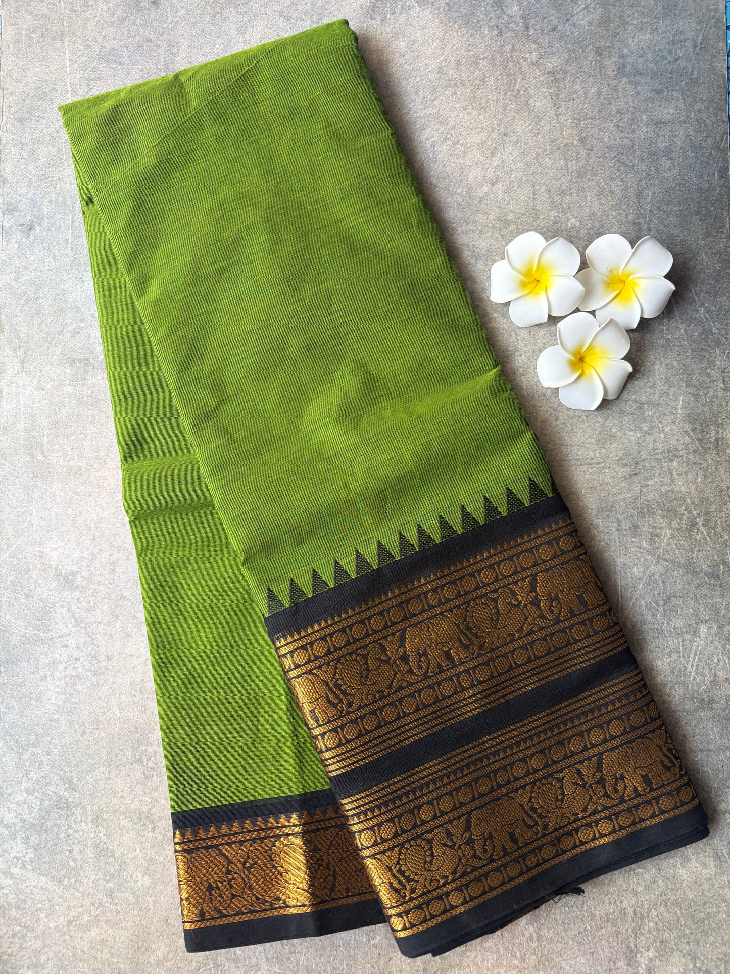 Green Kanchi cotton