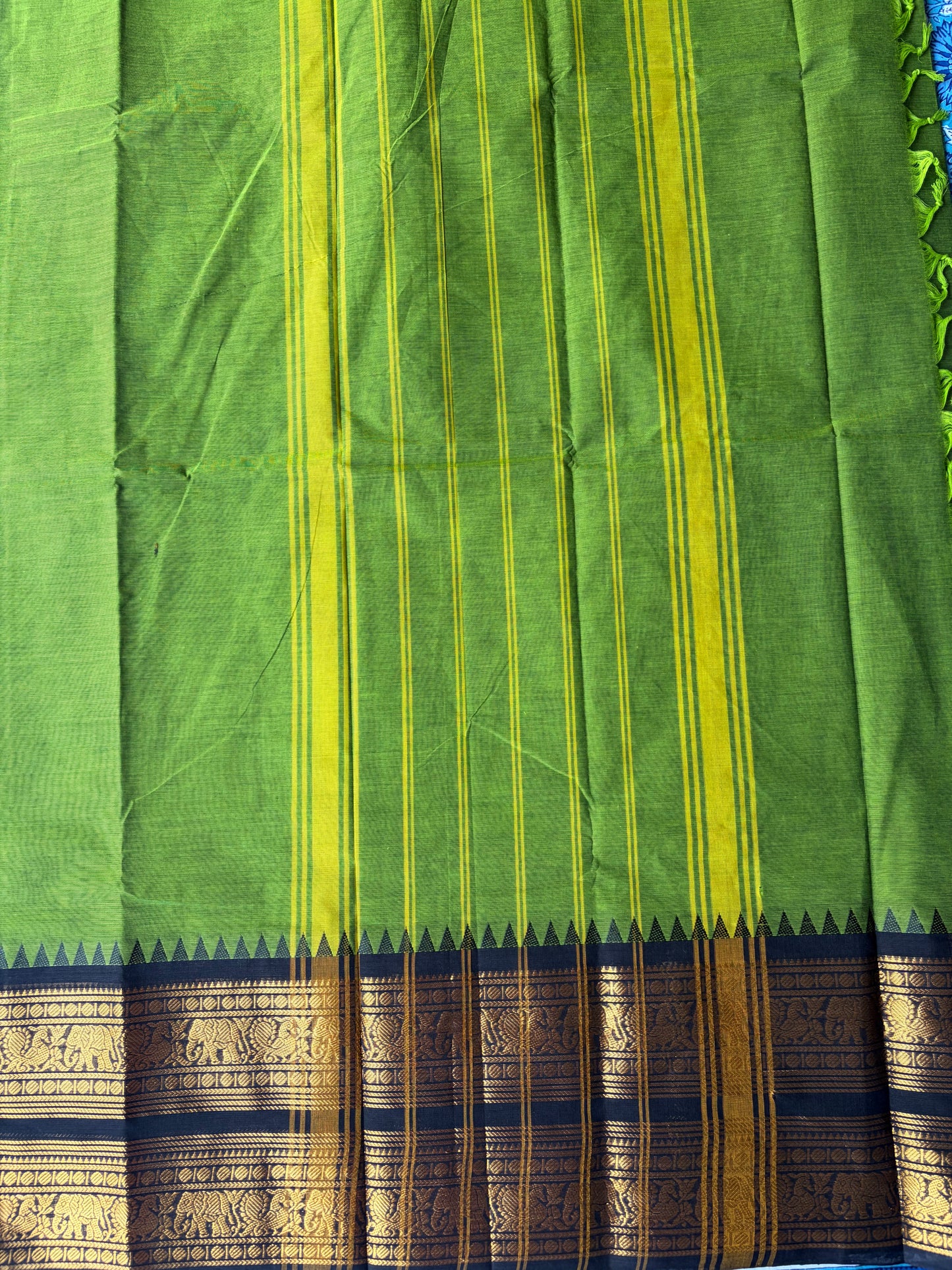 Green Kanchi cotton