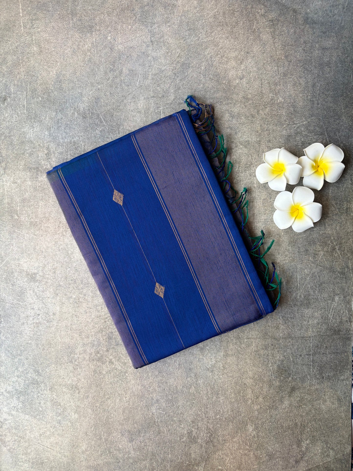 Pure silk Saree Royal Blue | TLL348
