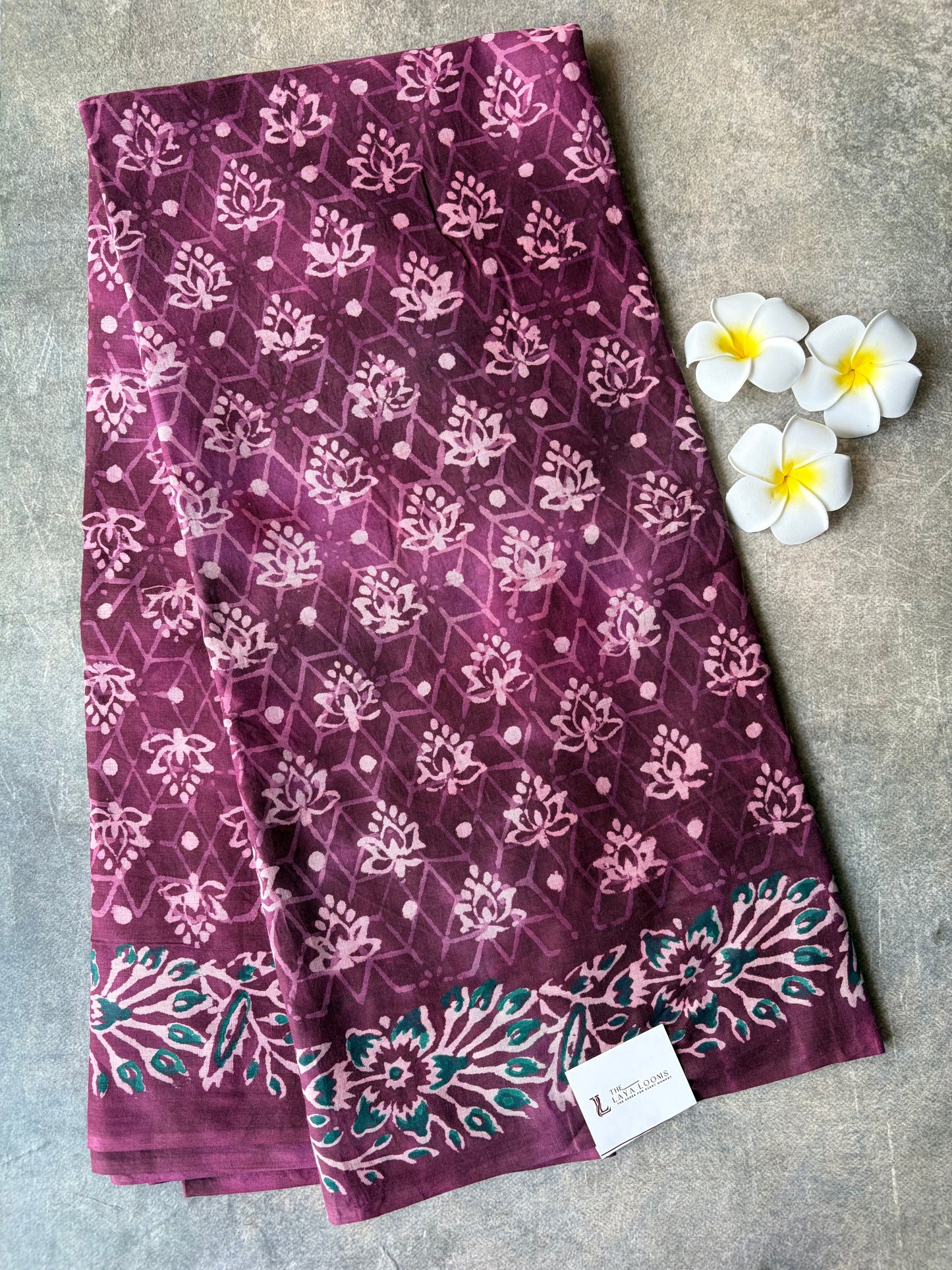 Soft Sungudi Cotton Saree Maroon | TLL603