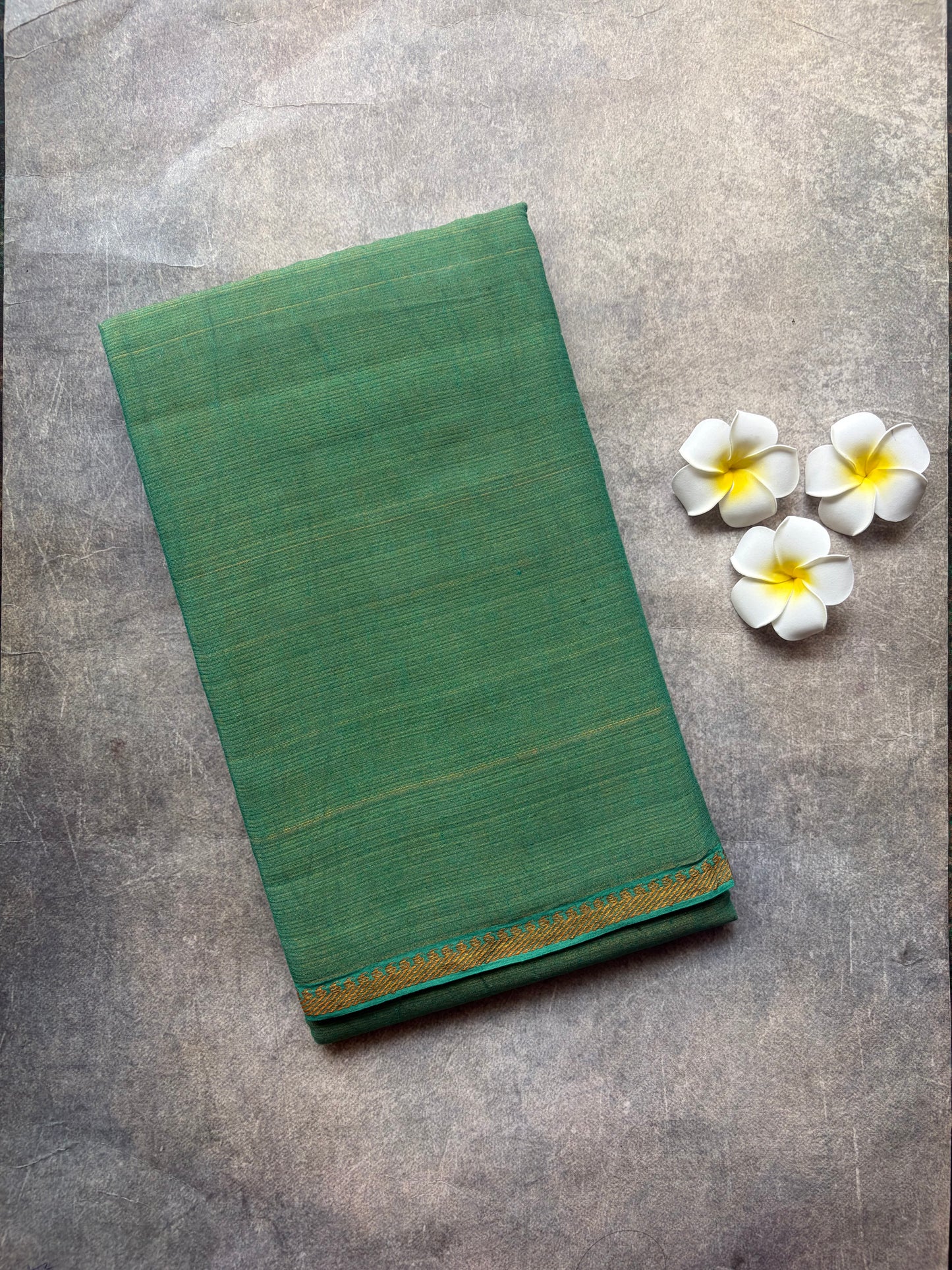 Tissue Sungudi Cotton Saree Light Green | TLL385