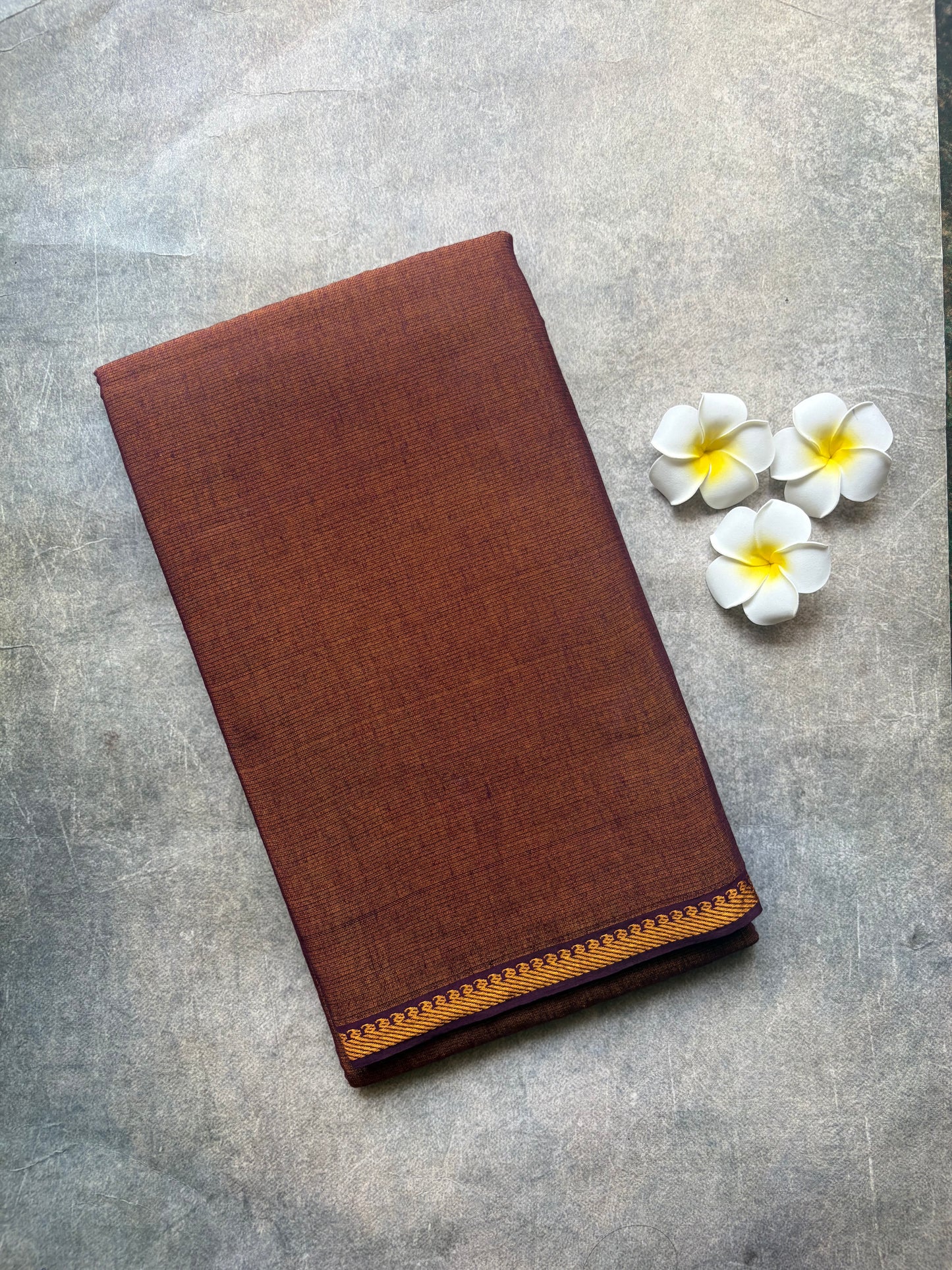 Tissue Sungudi Cotton Saree Maroon | TLL386