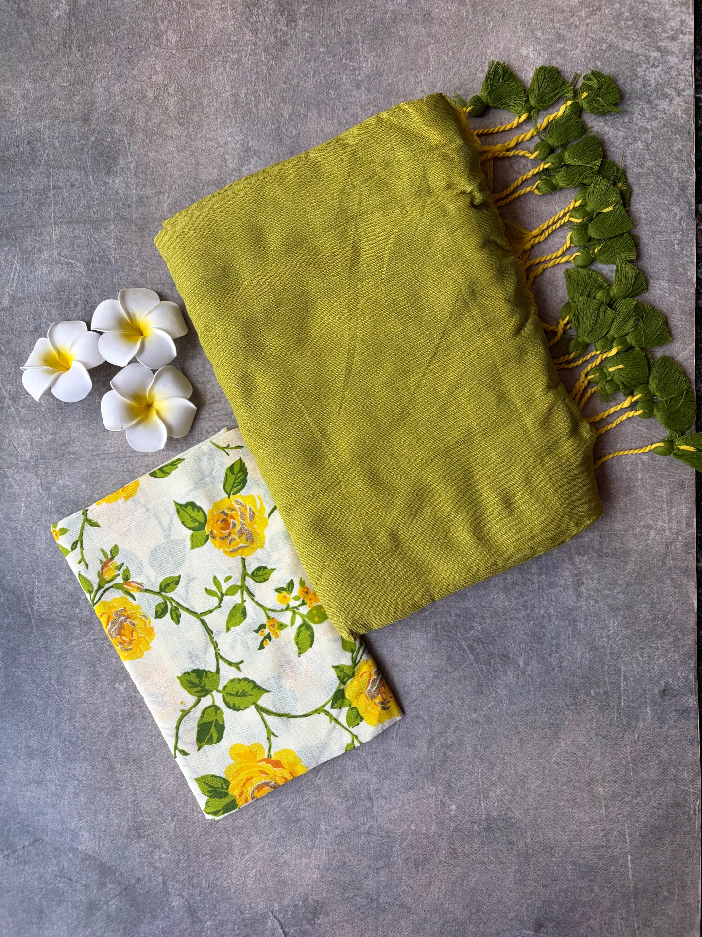 Khadi Cotton Saree Like Green | TLL726