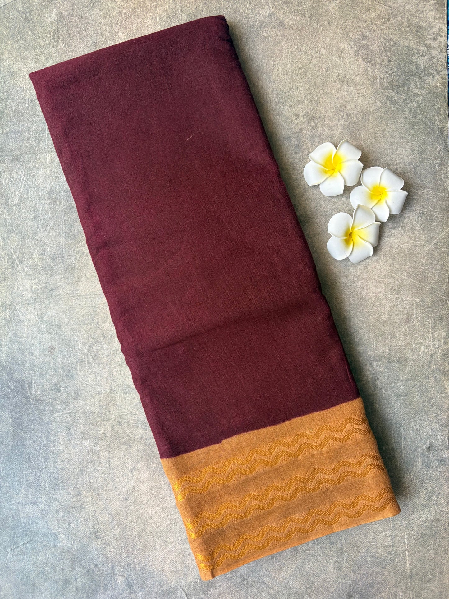 Plain Sungudi Cotton Saree Maroon | TLL301