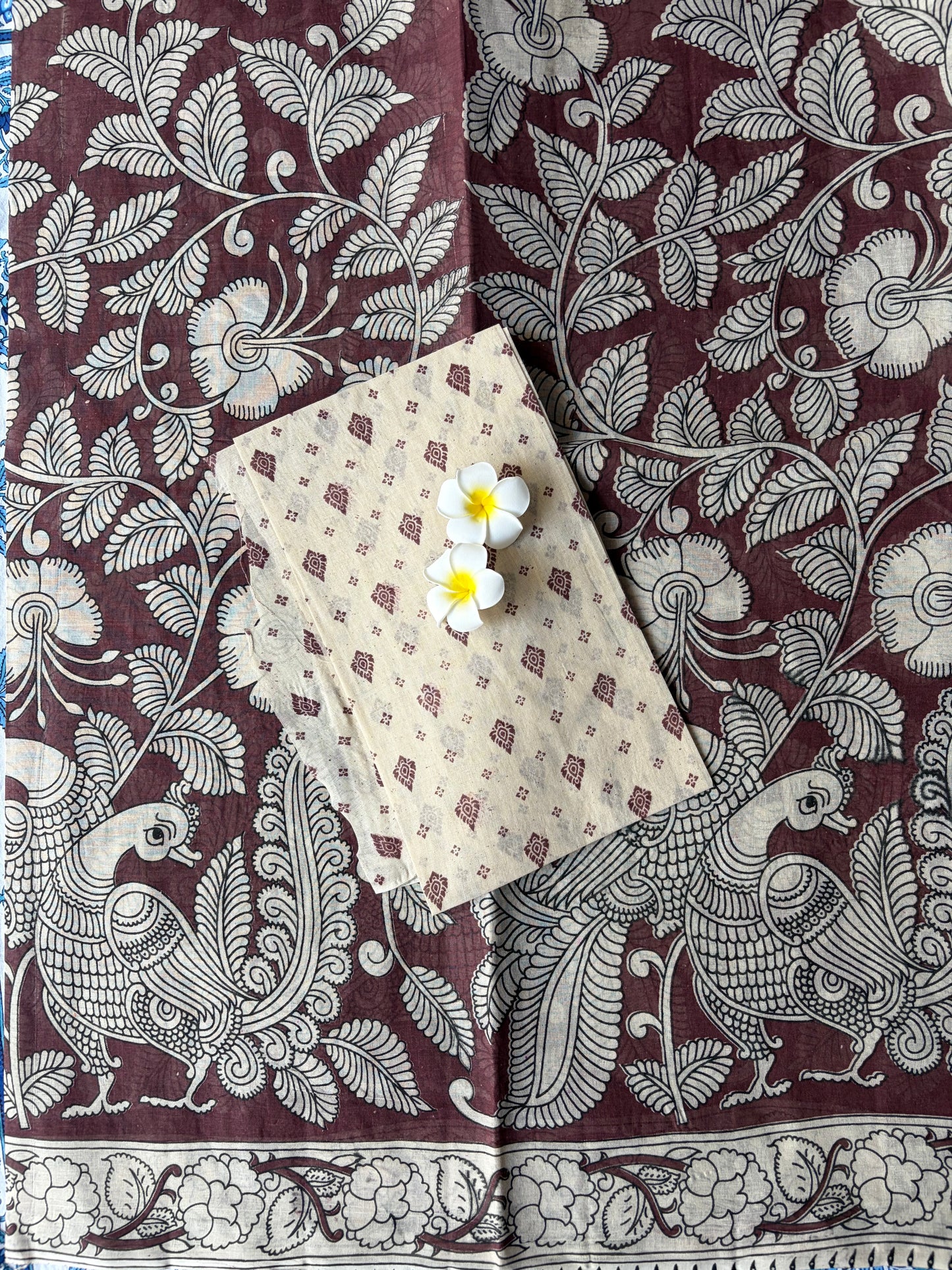 Peacock Kalamkari Maroon | TLL580