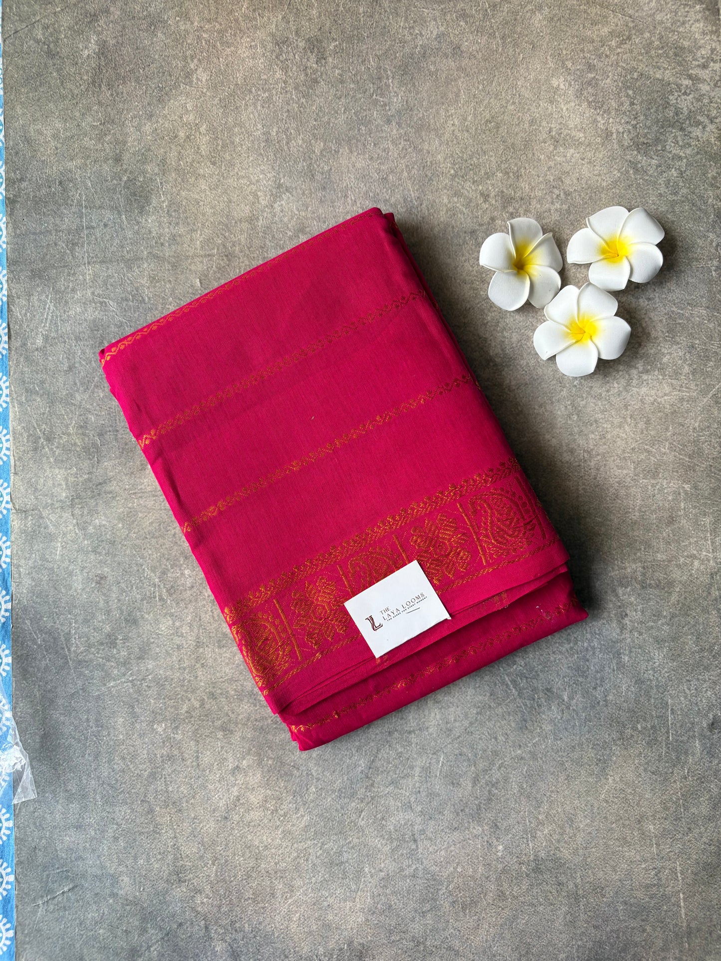 Velthari Sungudi Cotton Saree Pink | TLL635