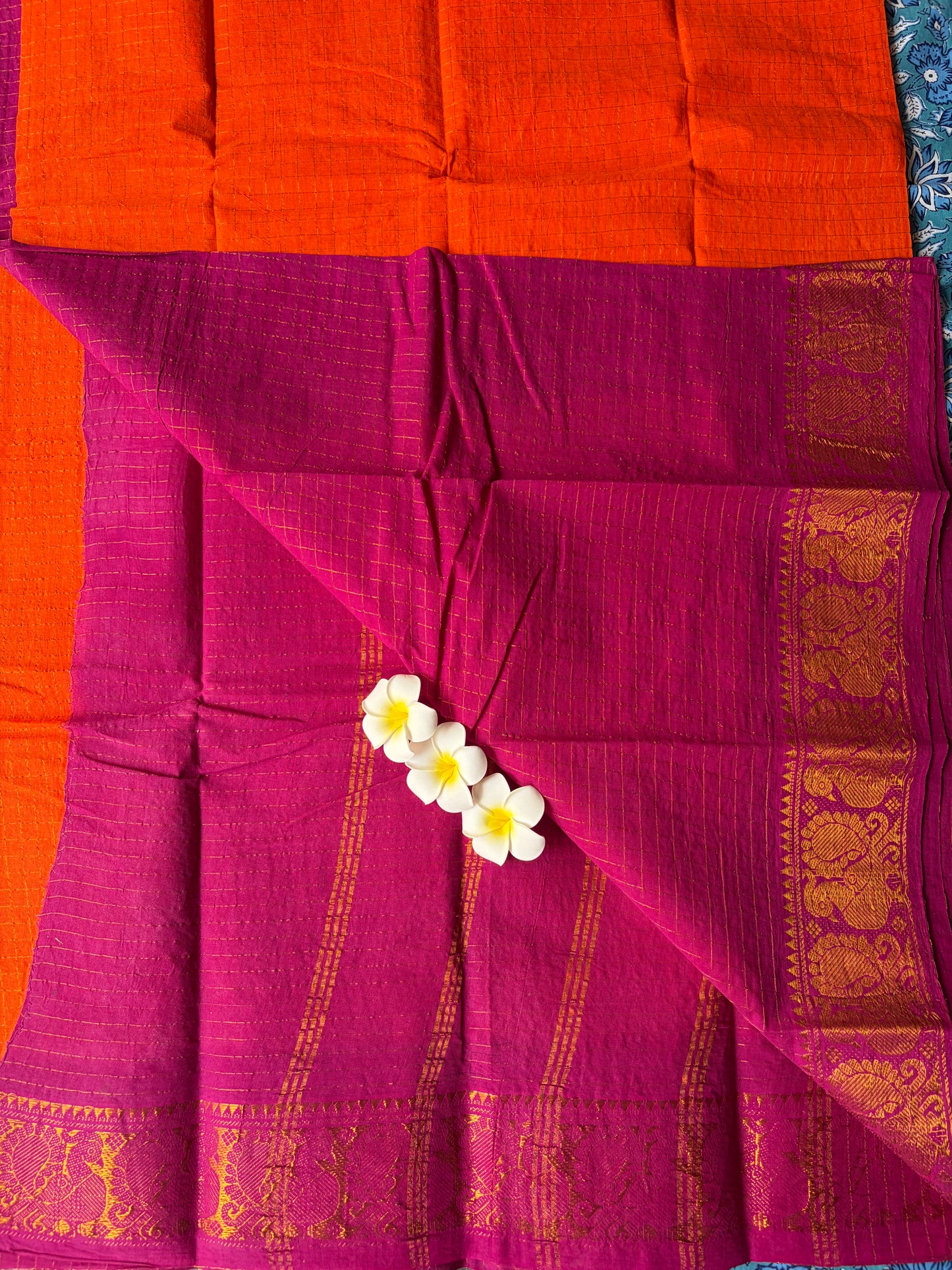 Checked Sungudi Sarees 1