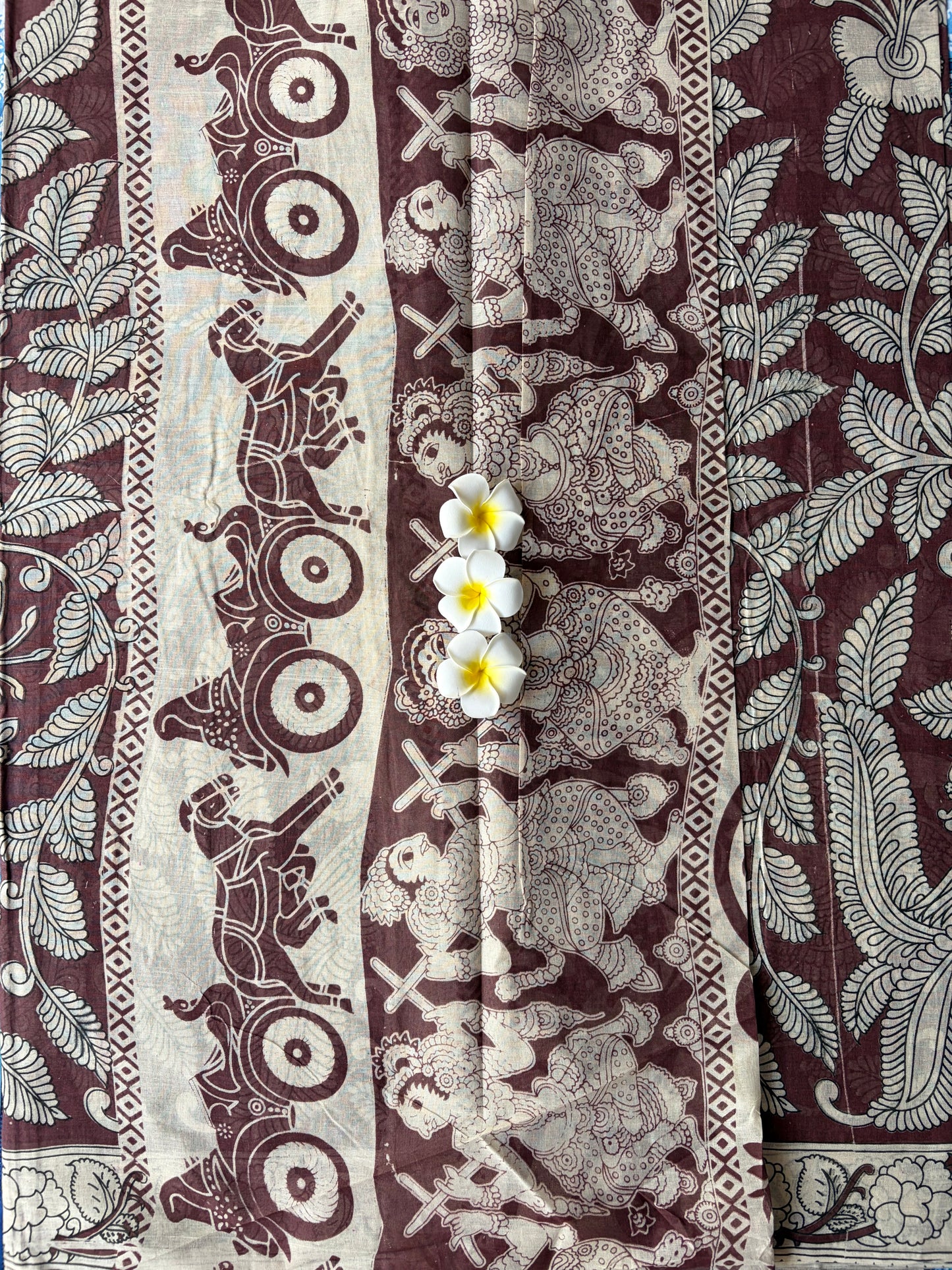 Peacock Kalamkari Maroon | TLL580