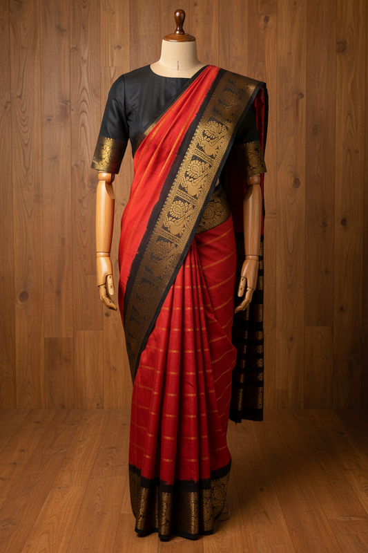Kanchi border Sungudi saree | TLL164