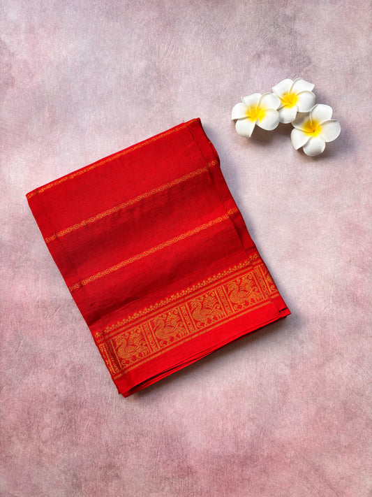 Red Velthari Cotton Blouse