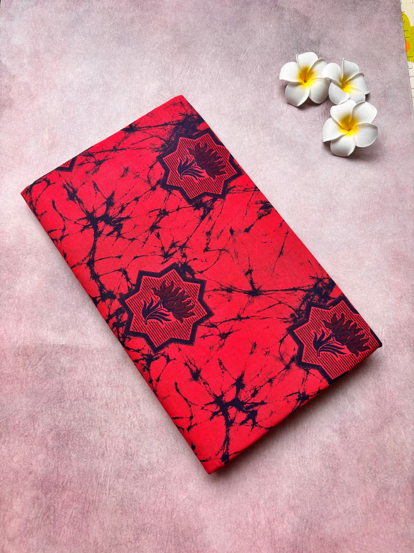 Classic Madurai Sungudi Cotton Saree in Electric Pink – Elegant Office & Formal Wear (Includes Blouse Piece)