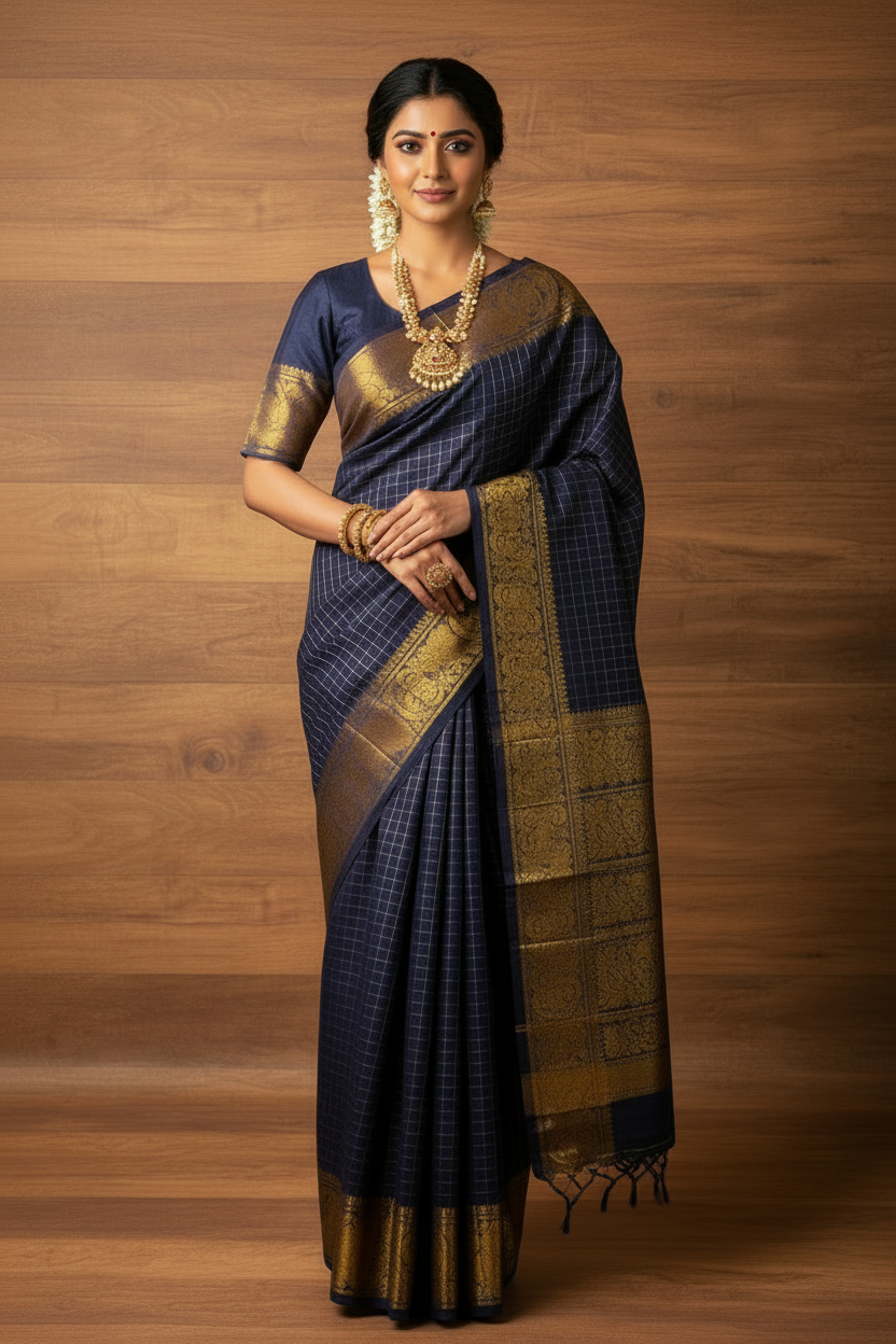 Madurai Sungudi Sarees With Blouse