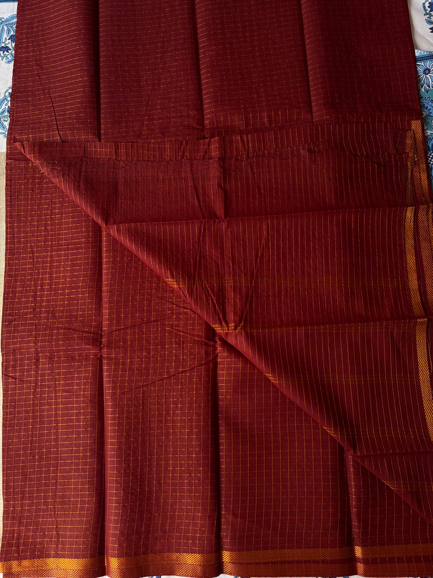 Madurai Sungusdi Saree Maroon 