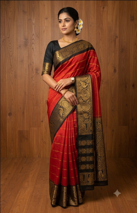 Kanchi border Sungudi saree | TLL164