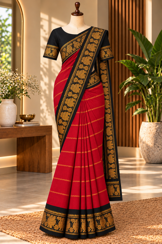 Celebrity Inspired Sungudi | kumkuma colour velthari | TLL151